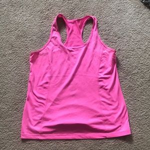 DANSKIN Hot Pink Semi-Fitted Workout Tank